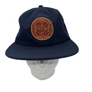 Prana Gazin Patch Hat Cap Snap Back Blue Craneway Patch Hat Snapback